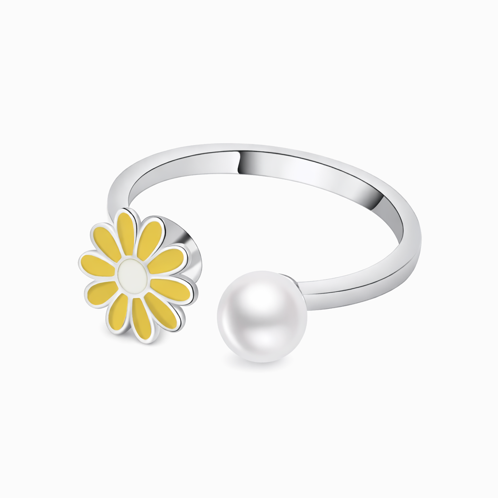 Anello Petalo Giallo