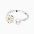 Anello Petalo bianco